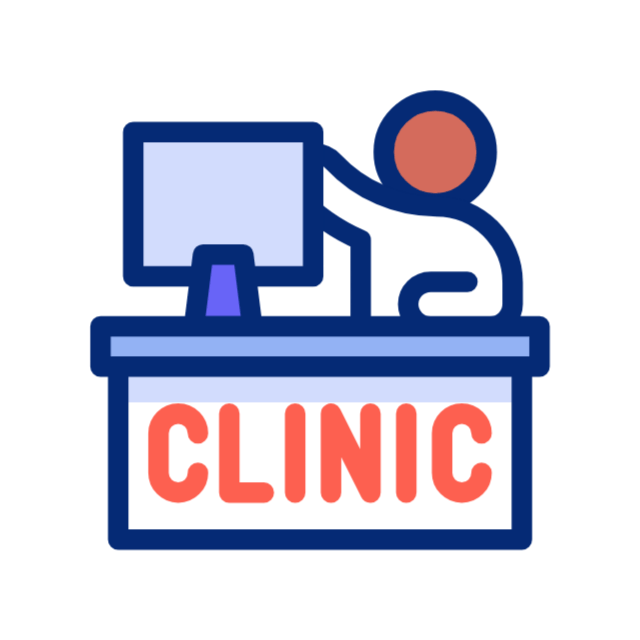 hospitals, clinics